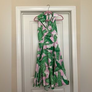 Pinup Girl Clothing Edie dress in Palm Print!